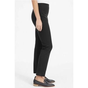 Everlane The Side-Zip Stretch Cotton Black Work Pant Size 10